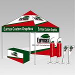 10'x10' Pop-Up Canopy Tent with Sidewalls & Bags