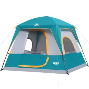 4-Person Waterproof Camping Tent with Rainfly