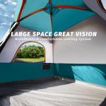 4-Person Waterproof Camping Tent with Rainfly