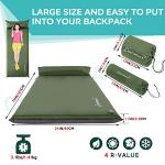 Self-Inflating Camping Sleeping Pad - Multiple Sizes