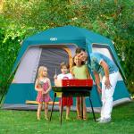 4-Person Waterproof Camping Tent with Rainfly