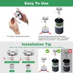 WADEO Portable Camping Backpacking Stove Burner
