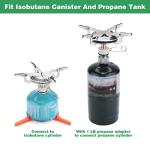 WADEO Portable Camping Backpacking Stove Burner