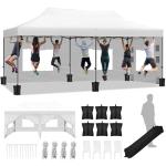 10x20 Heavy Duty Pop Up Canopy Tent Set