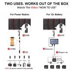 DOKIO 300W Portable Folding Solar Panel Kit