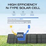 EF ECOFLOW 220W Bifacial Folding Solar Panel