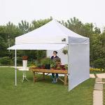 10'x10' Pop-Up Canopy Tent with Sidewalls & Bags
