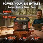 Jackery 300W Solar Generator with SolarSaga Panel