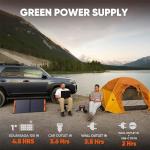 Jackery 300W Solar Generator with SolarSaga Panel