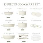15-Piece Non-Stick Camping Cookware Set