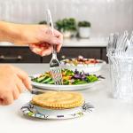 Amazon Basics 192 Count Clear Disposable Cutlery Set