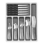 49-Piece Stainless Steel Utensil Set with Organizer