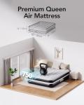 Queen Air Mattress with Built-in Pump, Fast Inflation