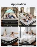 Queen Air Mattress with Built-in Pump, Fast Inflation
