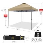 CROWN SHADES 10x10 Pop Up Canopy Tent