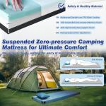 Memory Foam Camping Sleeping Pad with Travel Bag