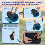 Memory Foam Camping Sleeping Pad with Travel Bag