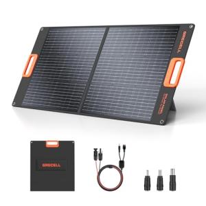 GRECELL 100W Foldable Solar Panel for Camping