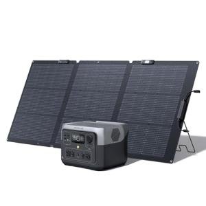 EcoFlow RIVER 2 Max Solar Generator with Panel