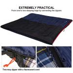REDCAMP Flannel Sleeping Bag for Cold Weather