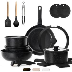 20-Piece Non-Stick Camping Cookware Set