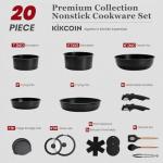 20-Piece Non-Stick Camping Cookware Set