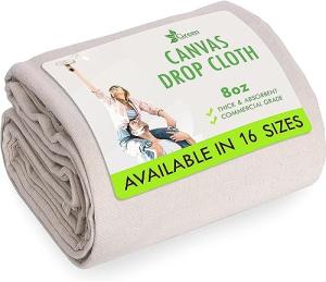 Versatile 4x12 Canvas Drop Cloth and Tarp