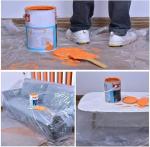 Clear Plastic Sheeting Drop Cloths - 5 Pack