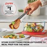 Pyrex Glass Food Storage Containers for Camping