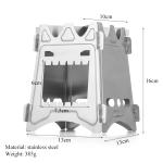 Portable Wood Burning Camping Stove for Backpacking