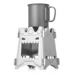 Portable Wood Burning Camping Stove for Backpacking
