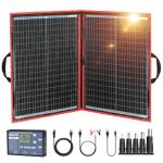 DOKIO 110W Portable Solar Panel Kit for Camping