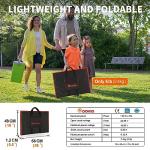 DOKIO 110W Portable Solar Panel Kit for Camping