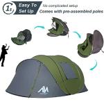 AYAMAYA 6-Person Instant Pop Up Camping Tent