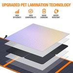 200W Waterproof Portable Solar Panel for Camping