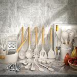 Umite Chef 34-Piece Silicone Kitchen Tool Set