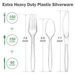 Heavy Duty Heat Resistant Cutlery Set - 360 Count