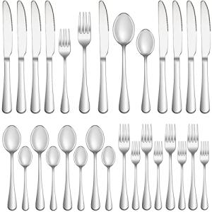 20-Piece Stainless Steel Silverware Set for 4