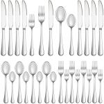 20-Piece Stainless Steel Silverware Set for 4