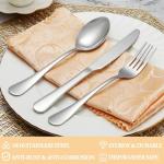 20-Piece Stainless Steel Silverware Set for 4