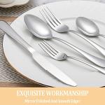 20-Piece Stainless Steel Silverware Set for 4