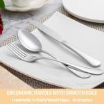 20-Piece Stainless Steel Silverware Set for 4