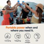 Generac 8025 GB1000 Portable Power Station - 1086Wh
