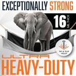 Heavy Duty 12x12 Waterproof Tarp - UV Resistant