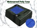 2 Pack Green Waterproof 4x6 Tarps