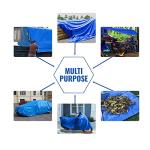 Heavy Duty Waterproof Blue Tarps - Pack of 4