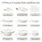 19-Piece Nonstick Ceramic Cookware Set