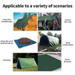 2 Pack Green Waterproof 4x6 Tarps