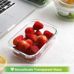 HOMBERKING 18-Piece Airtight Glass Food Storage Set