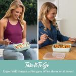 Bentgo Meal Prep Containers with Custom-Fit Lids